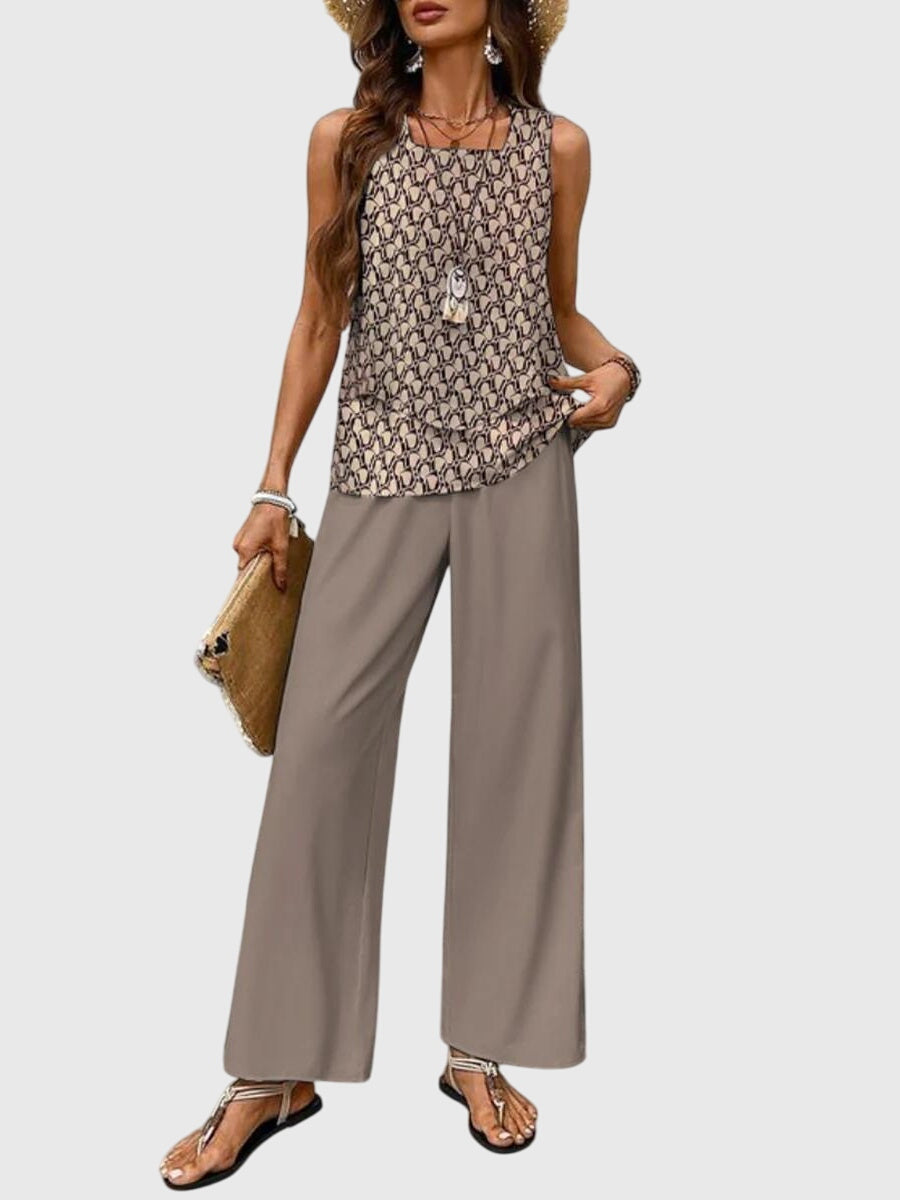 Brenda | Elegante conjunto de verano de dos piezas
