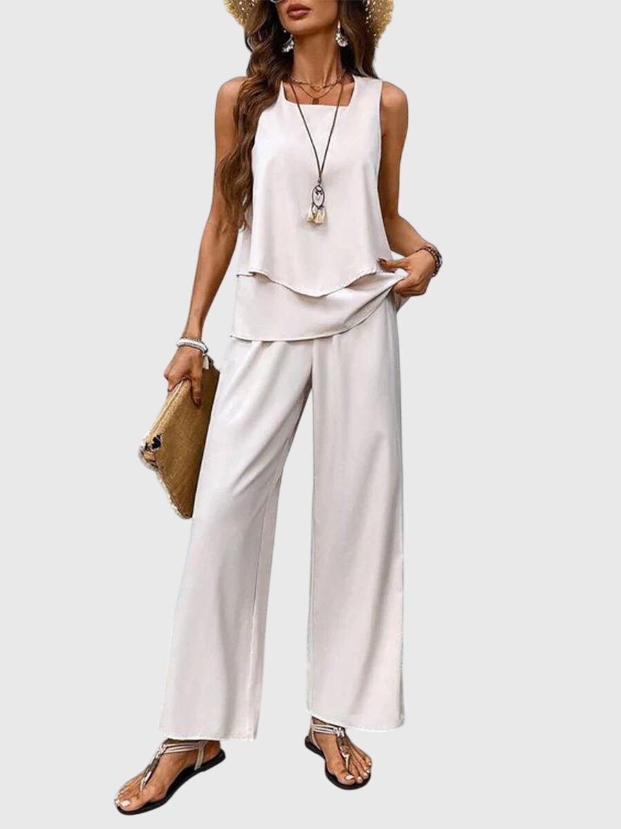 Brenda | Elegante conjunto de verano de dos piezas