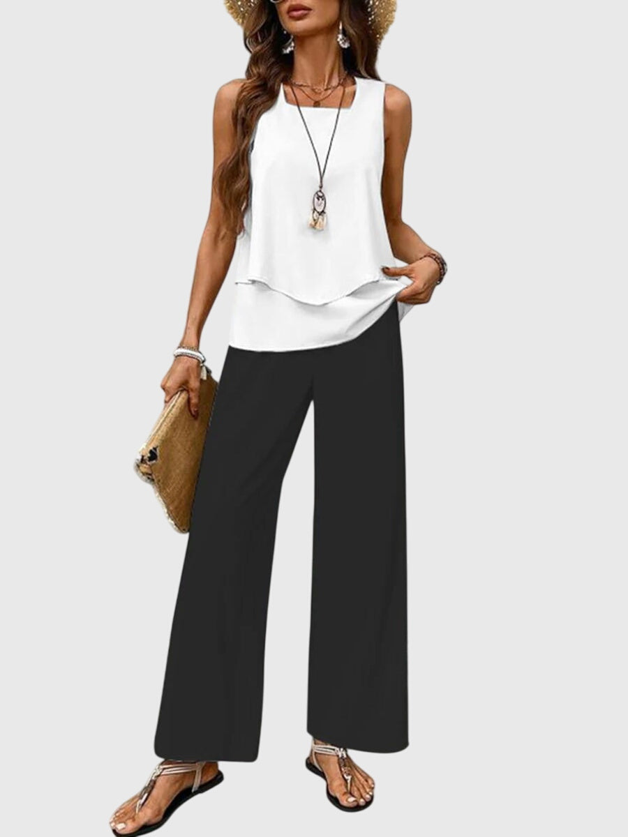 Brenda | Elegante conjunto de verano de dos piezas