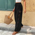 MERY | PANTALON DE APERTURAS FLORALES