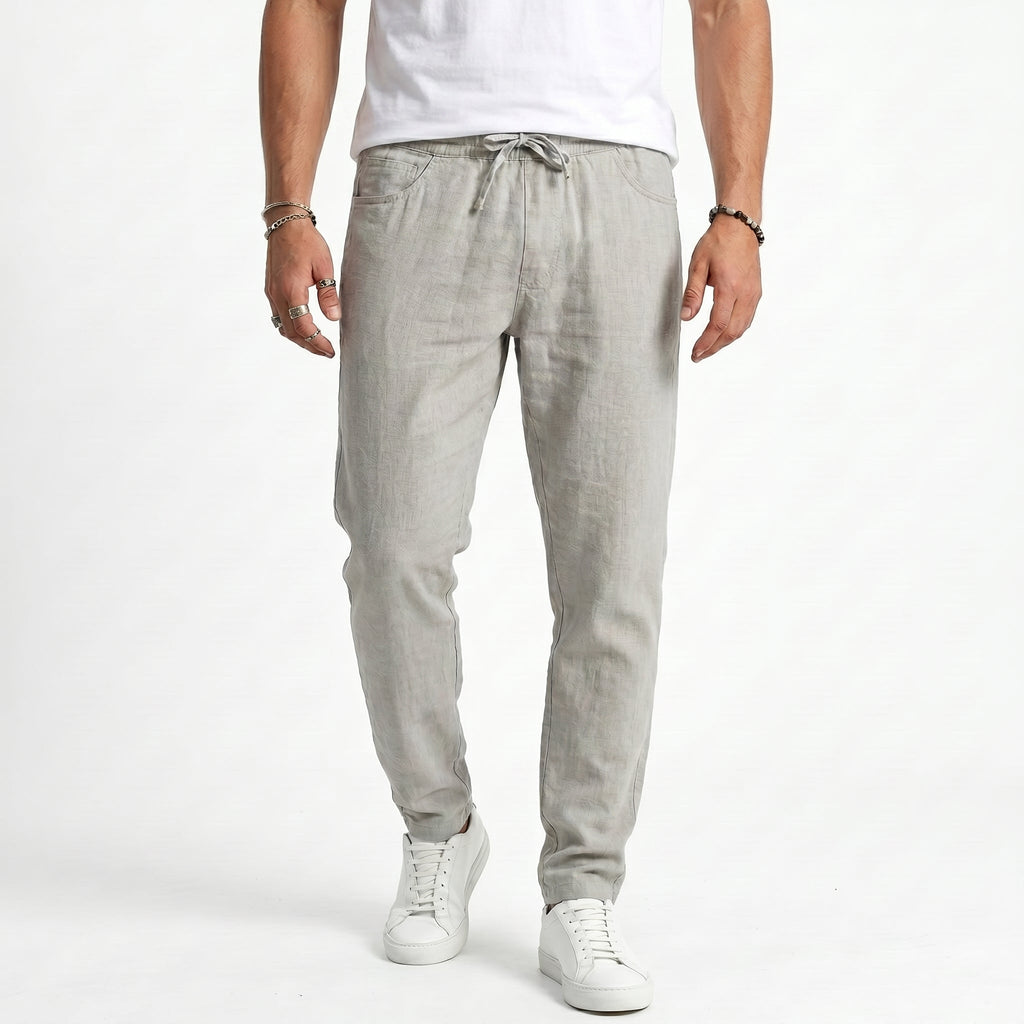 Manuel | Pantalones de Playa de Lino