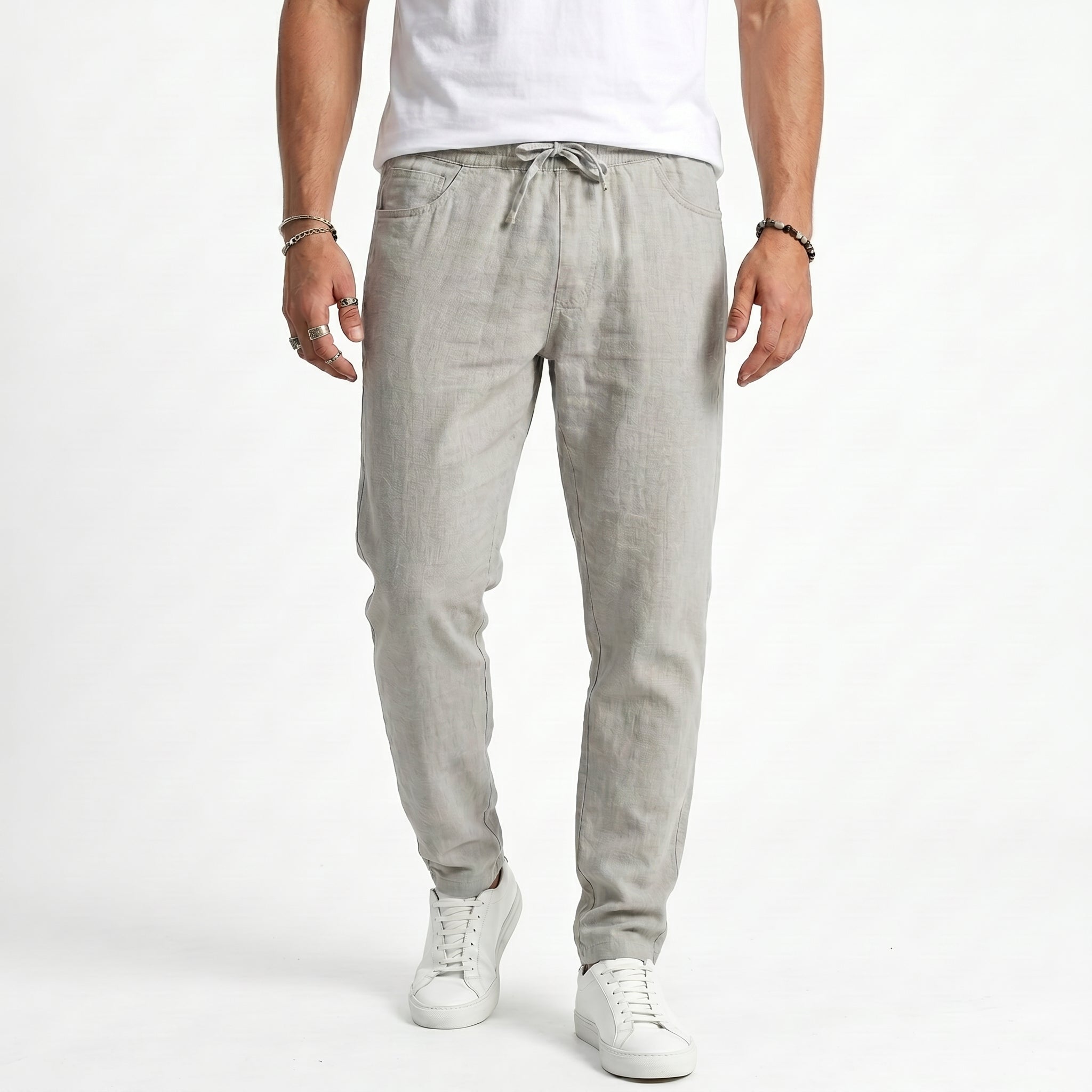 Manuel | Pantalones de Playa de Lino