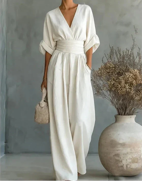 Elena – Un mono elegante y de corte fluido